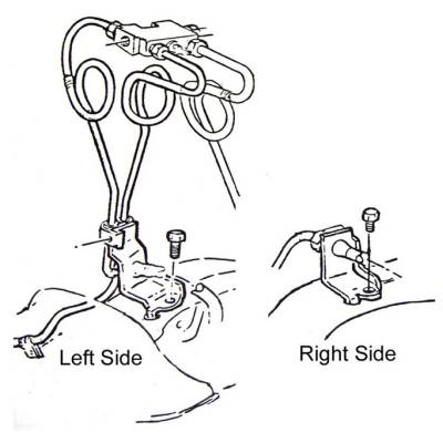 FRONT FLEX HOSE FRAME BRACKETS - Image 2